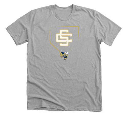 Stingers Logo Tee, a Athletic Heather Premium Unisex Tee