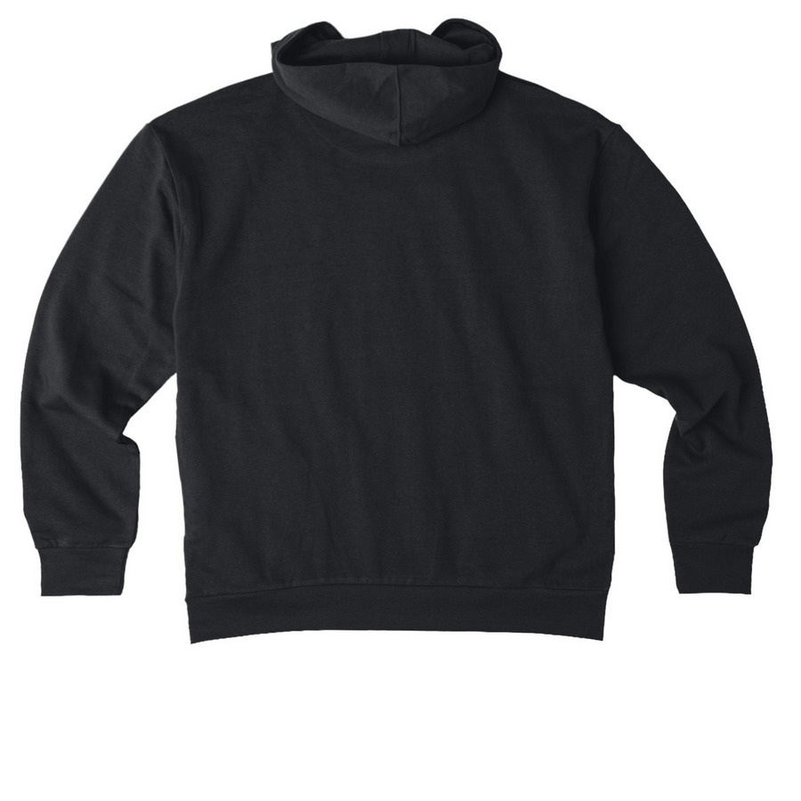 Supporting Rangelands & Pastoralists!, a Black Reclaimist Pullover Hoodie (back-view)