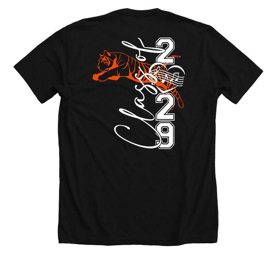 Grissom Class 2029, a Solid Black Blend Premium Unisex Tee (back-view)