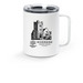 Riverside Mug, a White Stainless Steel Travel Mug