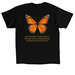 Migration is Sacred, a Black Classic Unisex Tee (back-view)