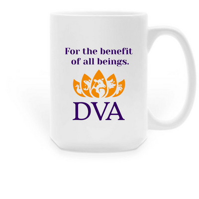 DVA Mug, a White Large Coffee Mug