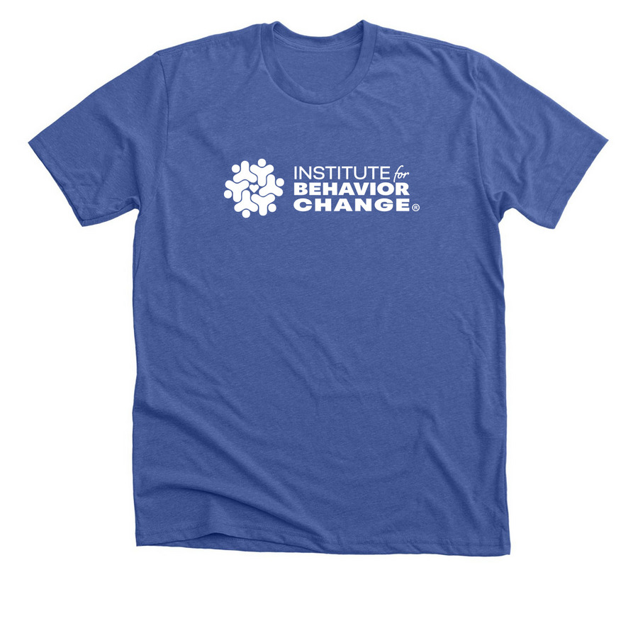 Institute for Behavior Change, a Solid True Royal Premium Unisex Tee