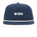 World Watch Logo Hat, a Navy/ White Printed Umpqua Snapback Cap