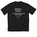 Cornerstone Performance Shirts, a Black Classic Performance Tee (back-view)