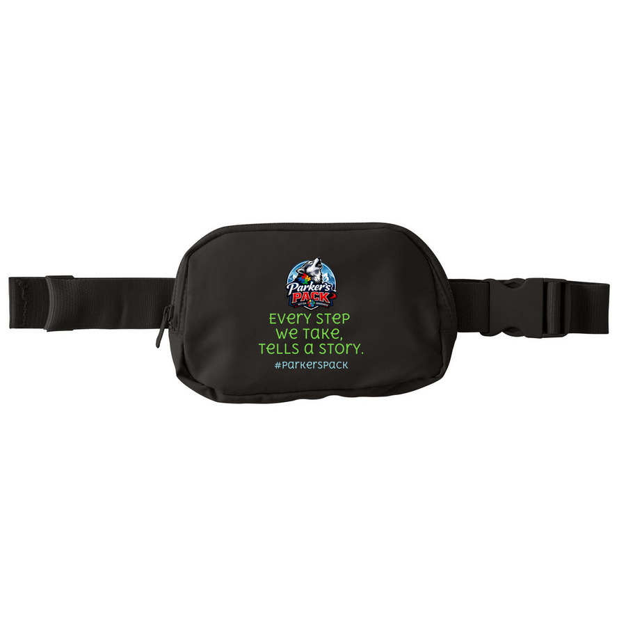 Parker's Fanny Pack, a Deep Black Matte Hip Pack