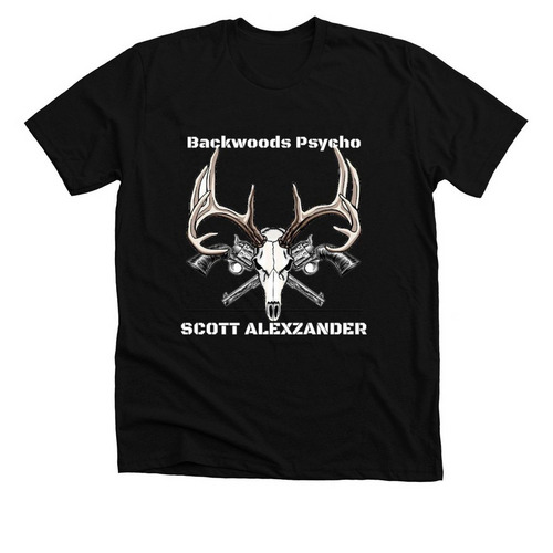 Deer skull v3, a Solid Black Blend Premium Unisex Tee