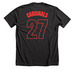 Class of 27 (see back), a Dark Grey Heather Premium Unisex Tee (back-view)