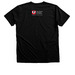 Love Tee, a Black Heather Premium Unisex Tee (back-view)