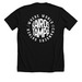 Help us Help Tampa, a Solid Black Blend Premium Unisex Tee (back-view)