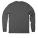 CDA Logo Apparel Design 2, a Aluminum Grey Allmade Eco Triblend Long Sleeve Tee (back-view)