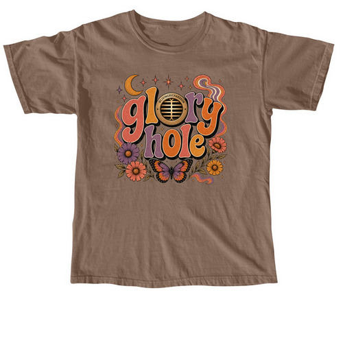 Glory Hole, a Espresso Comfort Colors Unisex Tee