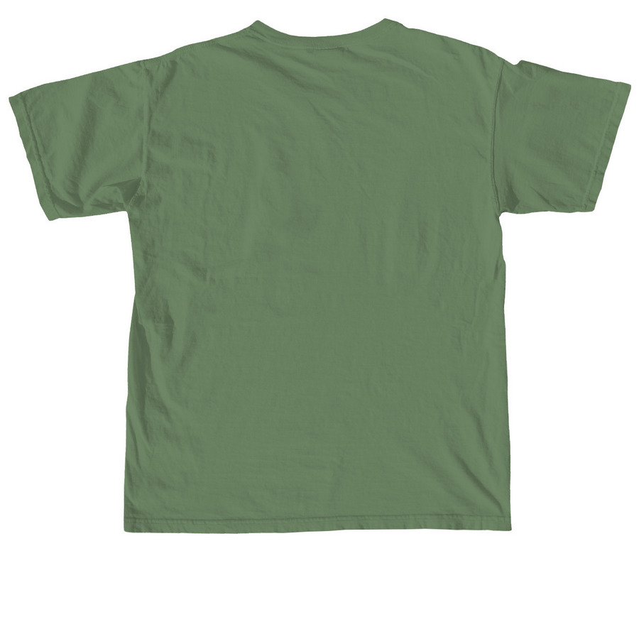 Hog Island Simple Life Lapel, a Hemp Comfort Colors Unisex Tee (back-view)