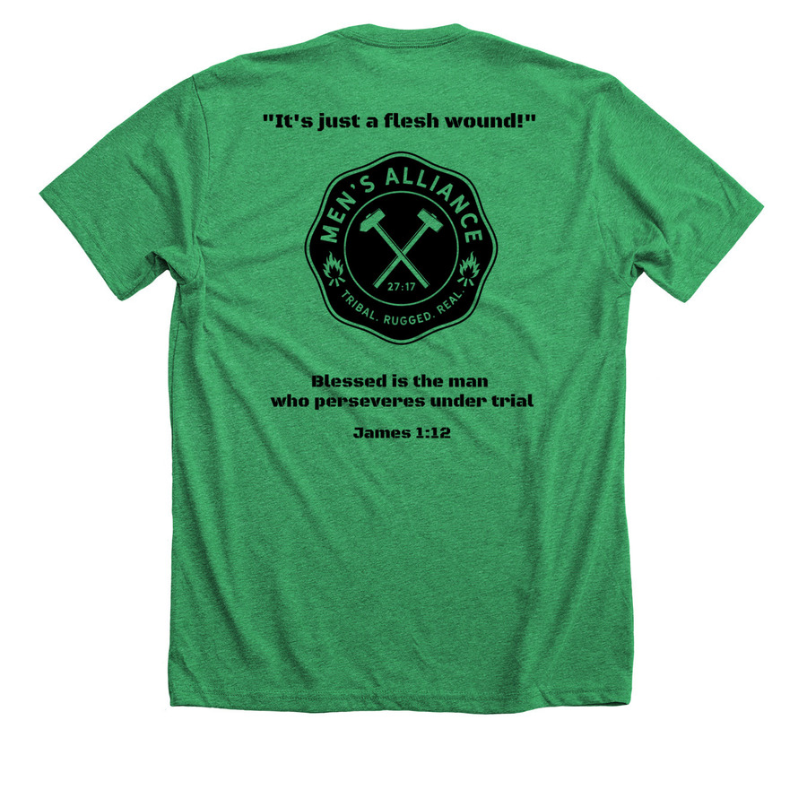 The Rabbit, a Heather Kelly Premium Unisex Tee (back-view)