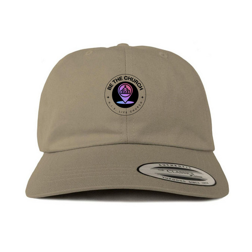 HIS Life Logo Hat, a Khaki Printed Classic Baseball Cap