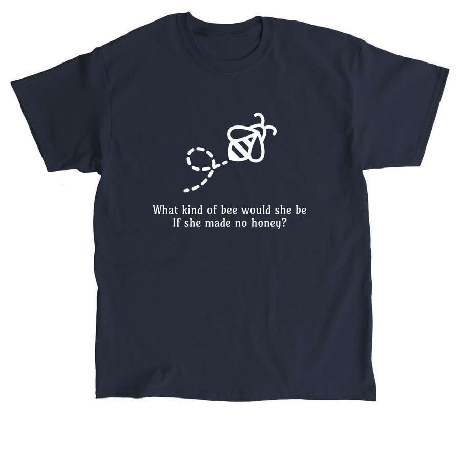 Honey Bee (Dark ver.), a Navy Classic Unisex Tee