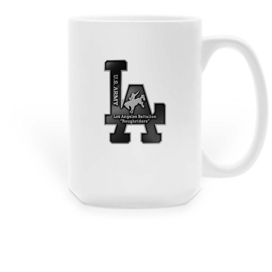 LA BN Mug, a White Large Coffee Mug