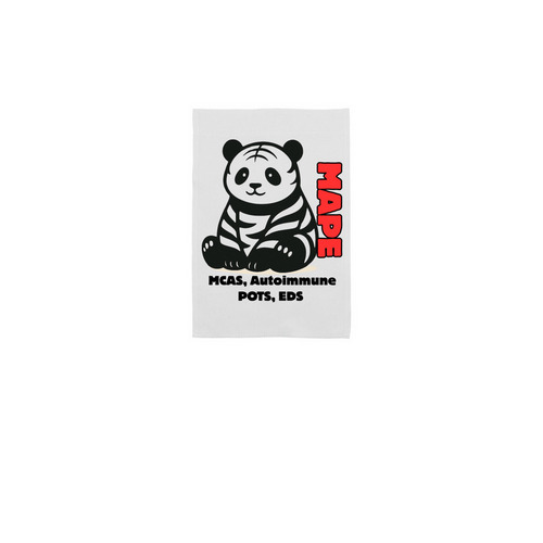 MAPE OFFICIAL HOUSE FLAG, a White 12" x 18" Yard Flag