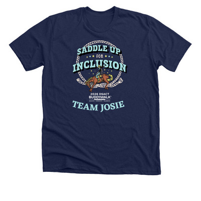Team Josie T-shirt, a Solid Navy Blend Premium Unisex Tee