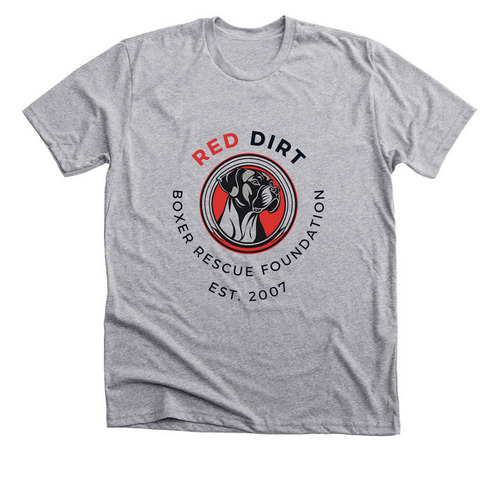 RED DIRT BOXER RESCUE&nbsp;, a Athletic Heather Premium Unisex Tee
