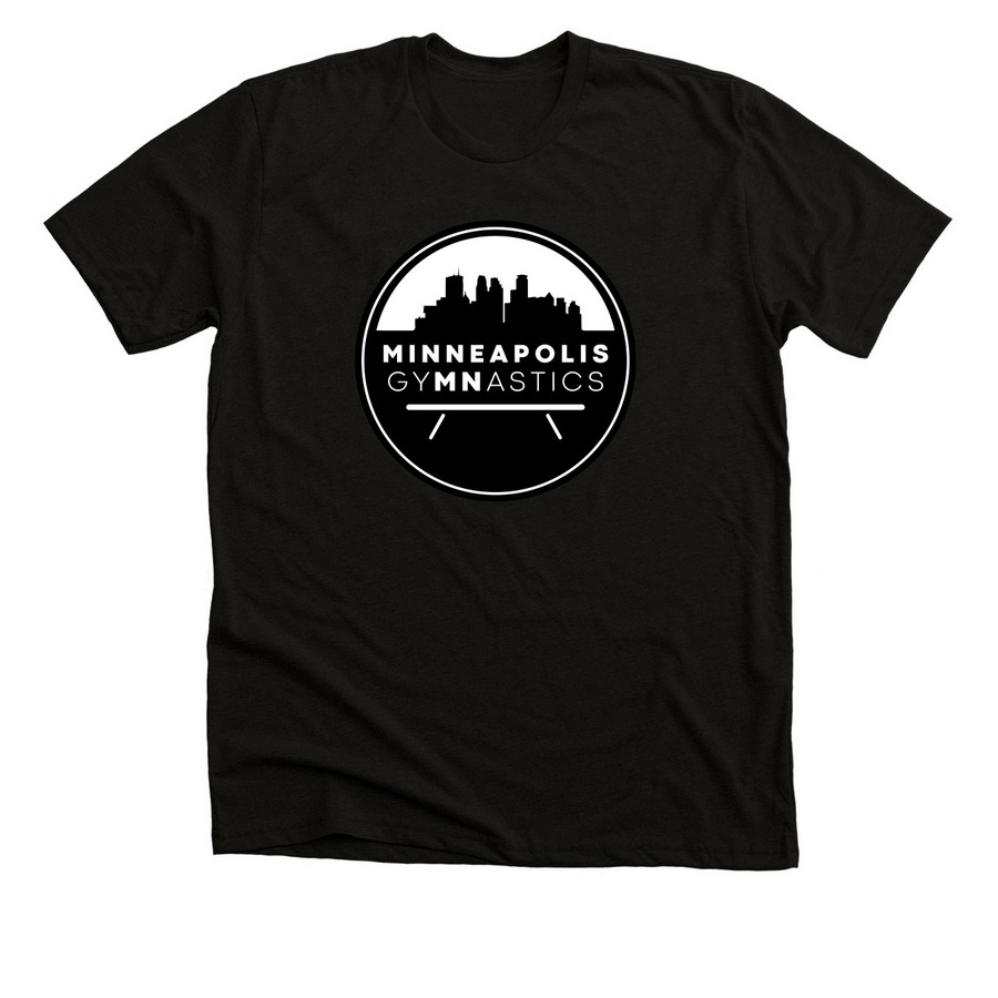 The Adults Gym Tee — Solid Black Blend