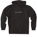 BC Hillel - Updated Center Logo, a Black Heavyweight Pullover Hoodie