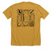 2025-26 Season Design, a Heather Mustard Premium Unisex Tee (back-view)