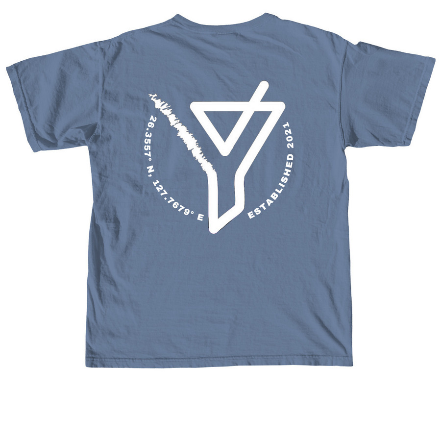 OG Merch!, a Blue Jean Comfort Colors Unisex Tee (back-view)