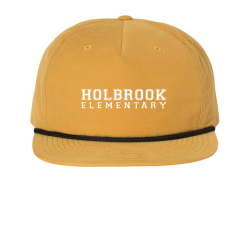 HESL Holbrook Hat, a Biscuit/ Black Printed Umpqua Snapback Cap