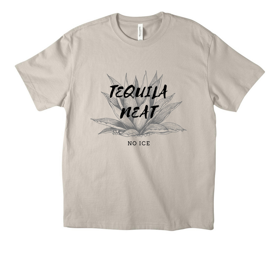 TEQUILA NEAT, a Dust Unisex Heavyweight Tee