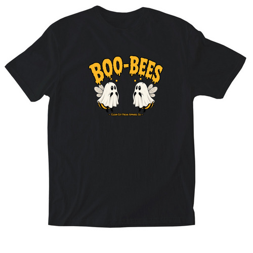 Boo-Bees, a Black Softstyle Cotton Tee