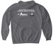 10th Annual Ride AWAIC Specialty Items, a Charcoal Gildan Softstyle Pullover Hoodie (back-view)
