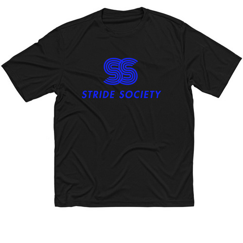 Stride Society Dri- Fit Tee, a Black Classic Performance Tee