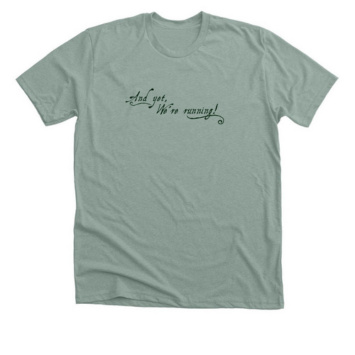 Emily Challenger, a Heather Sage Premium Unisex Tee