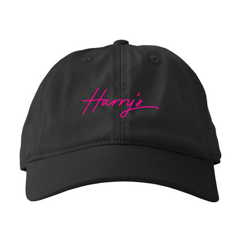 Harry's Baseball Cap, a Black Printed Eco Baseball Cap