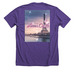 Nana's Castle&nbsp;, a Heather Team Purple Premium Unisex Tee (back-view)