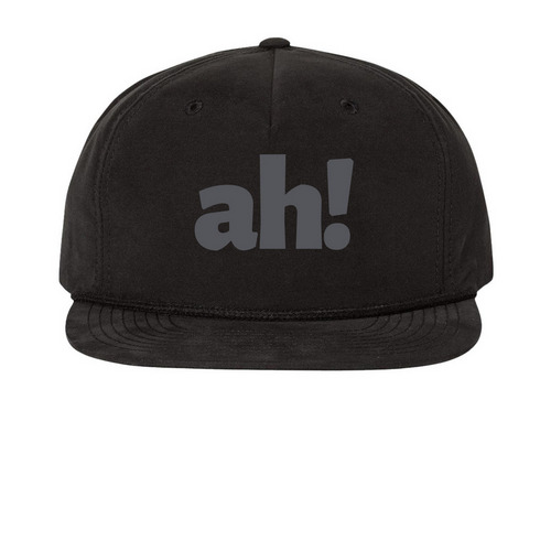 Hats, a Black Printed Umpqua Snapback Cap