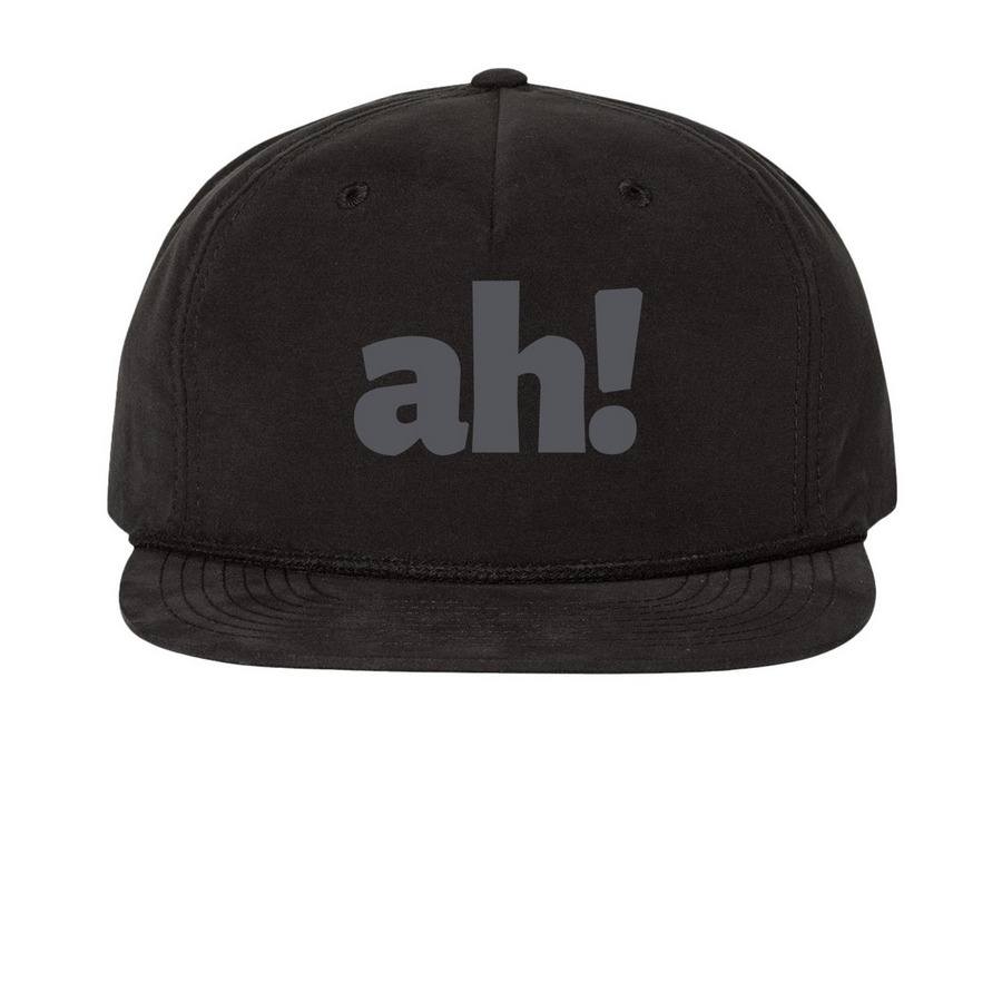 Hats, a Black Printed Umpqua Snapback Cap