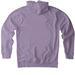 Heron, a Plum Heavyweight Pullover Hoodie (back-view)