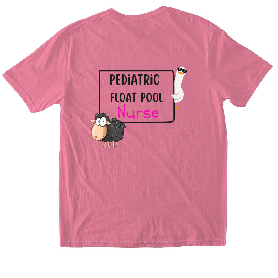 Pediatric Float Pool, a Azalea Softstyle Cotton Tee (back-view)