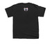 Halo Society Members, a Black Youth Unisex Tee (back-view)