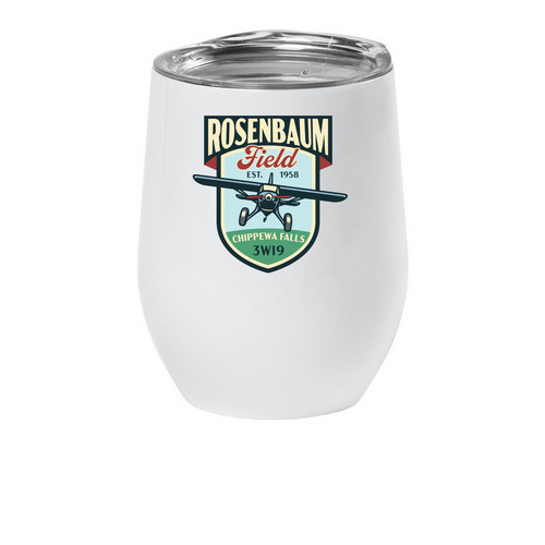 Wine Tumbler, a White Insulated Wine Cup
