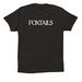 NEW! Full Logo On Back, a Black Premium Cotton Tee