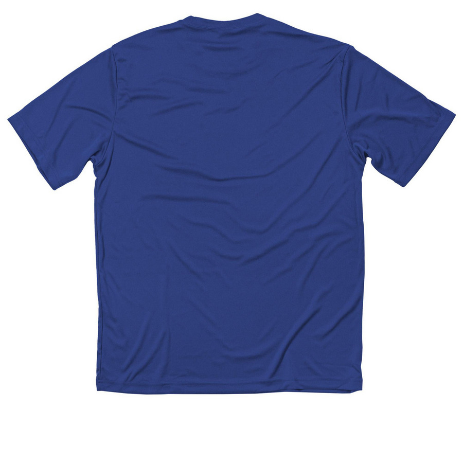 LASA archery active wear, a True Royal Classic Performance Tee (back-view)