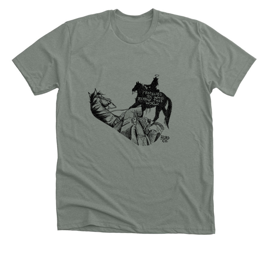 Trail of Angels Collection, a Deep Heather Premium Unisex Tee