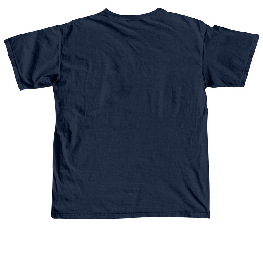 Collegiate Youth Tee, a True Navy Comfort Colors Youth Tee (back-view)