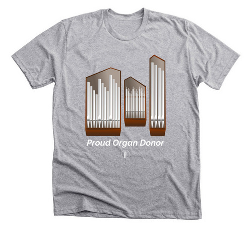 Organ Donor, a Athletic Heather Premium Unisex Tee