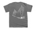 1 in 100&nbsp;, a Charcoal Youth Unisex Tee (back-view)
