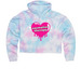 Normalize Therapy, a Cotton Candy Women?s Tie Dye Cropped Hoodie