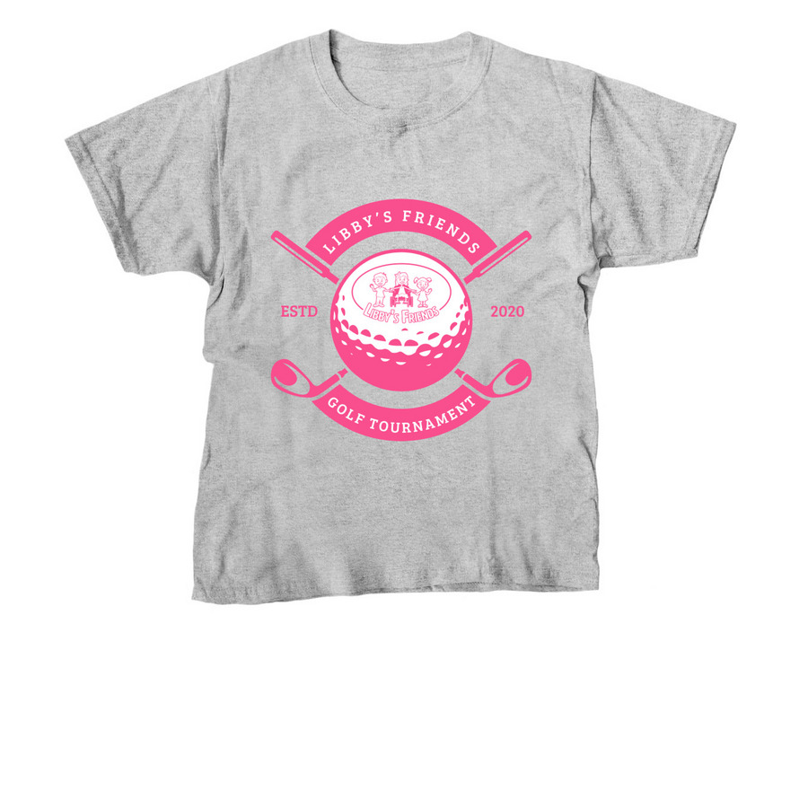 LF Golf Tournament Shirts, a Sport Grey Youth Unisex Tee